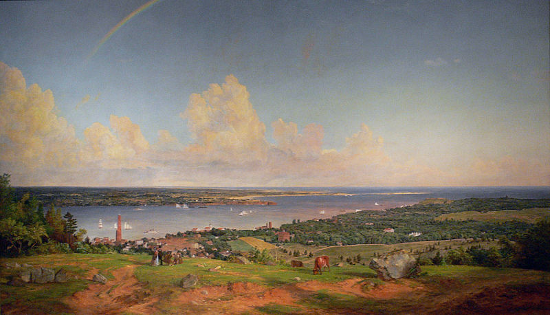 Jasper Francis Cropsey The Narrows from Staten Island
